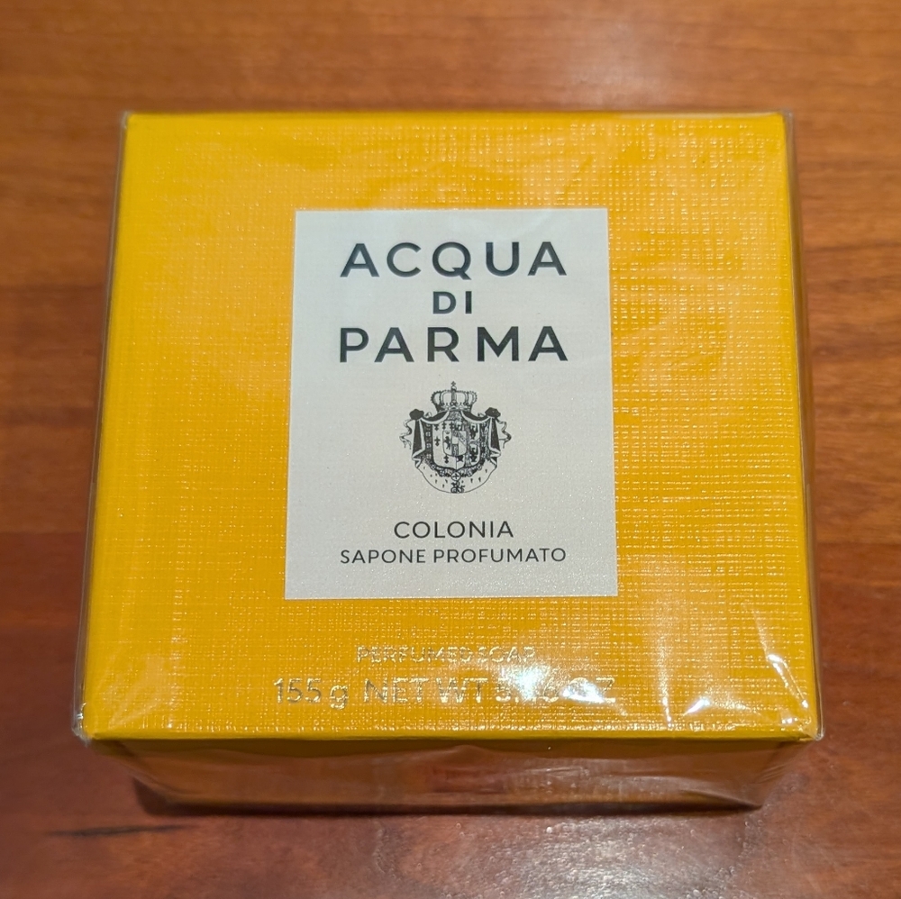 Acqua Di Parma Colonia Soap in Vibrant Yellow Packaging - Brand New Sealed